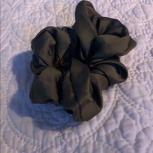 Olive green scrunchie
